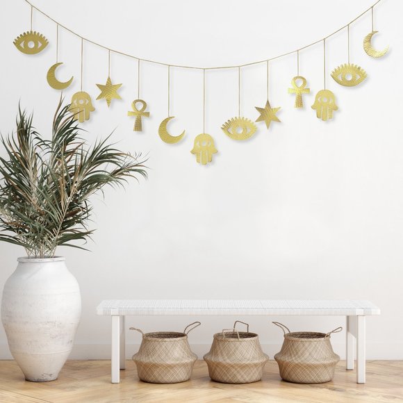 70 Inch Large Hamsa Wall Hanging - Picture 3 of 6